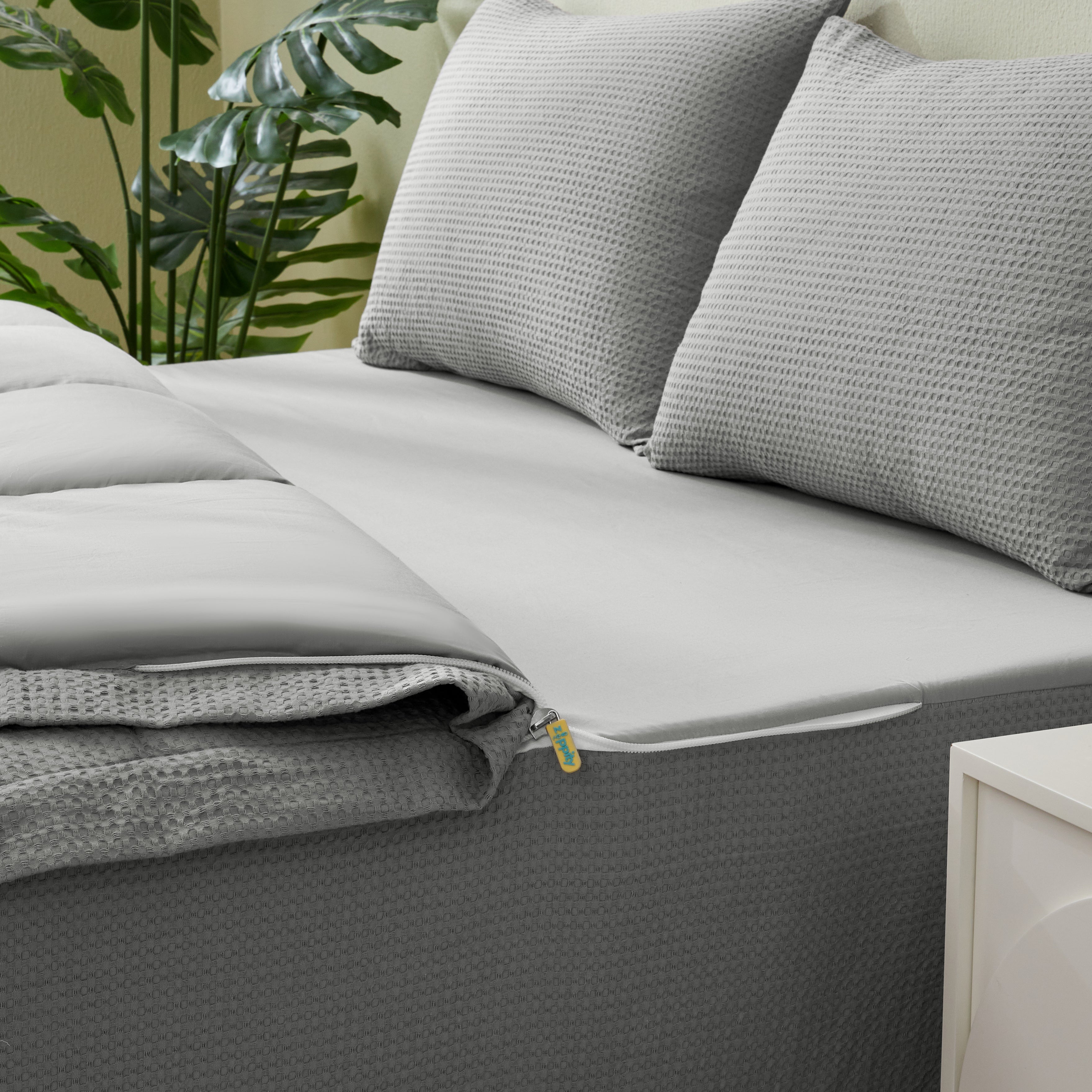Charcoal Grey Waffle