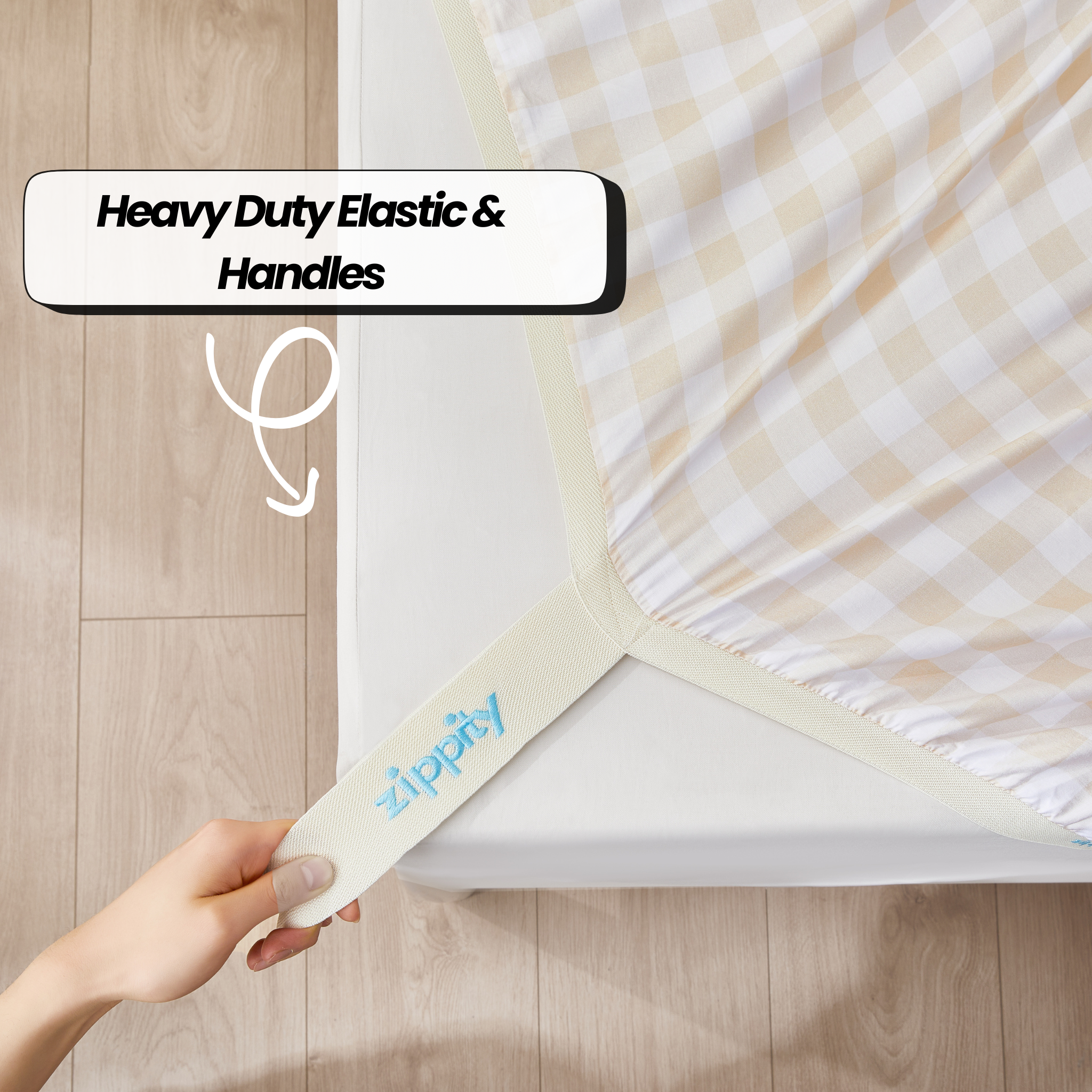 Beige Gingham & Accident Pad