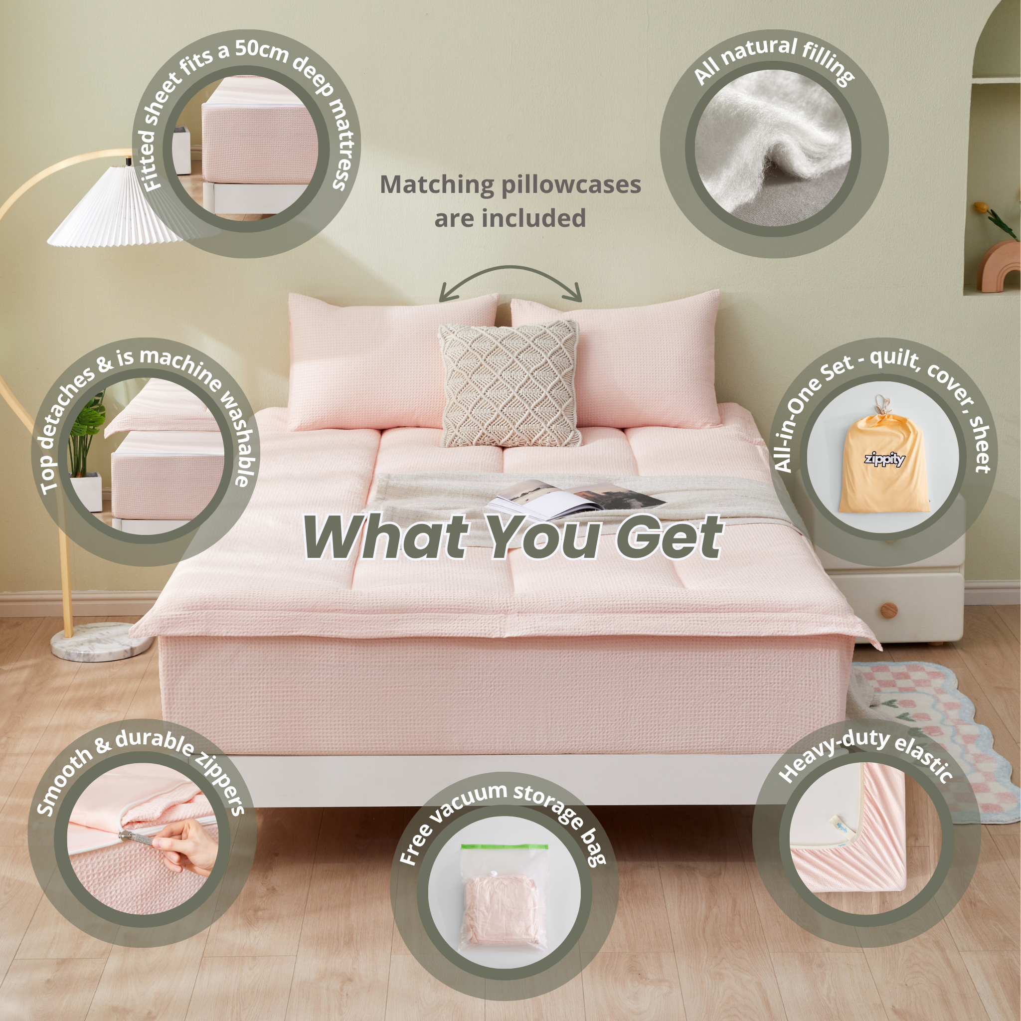 Baby Pink Waffle
