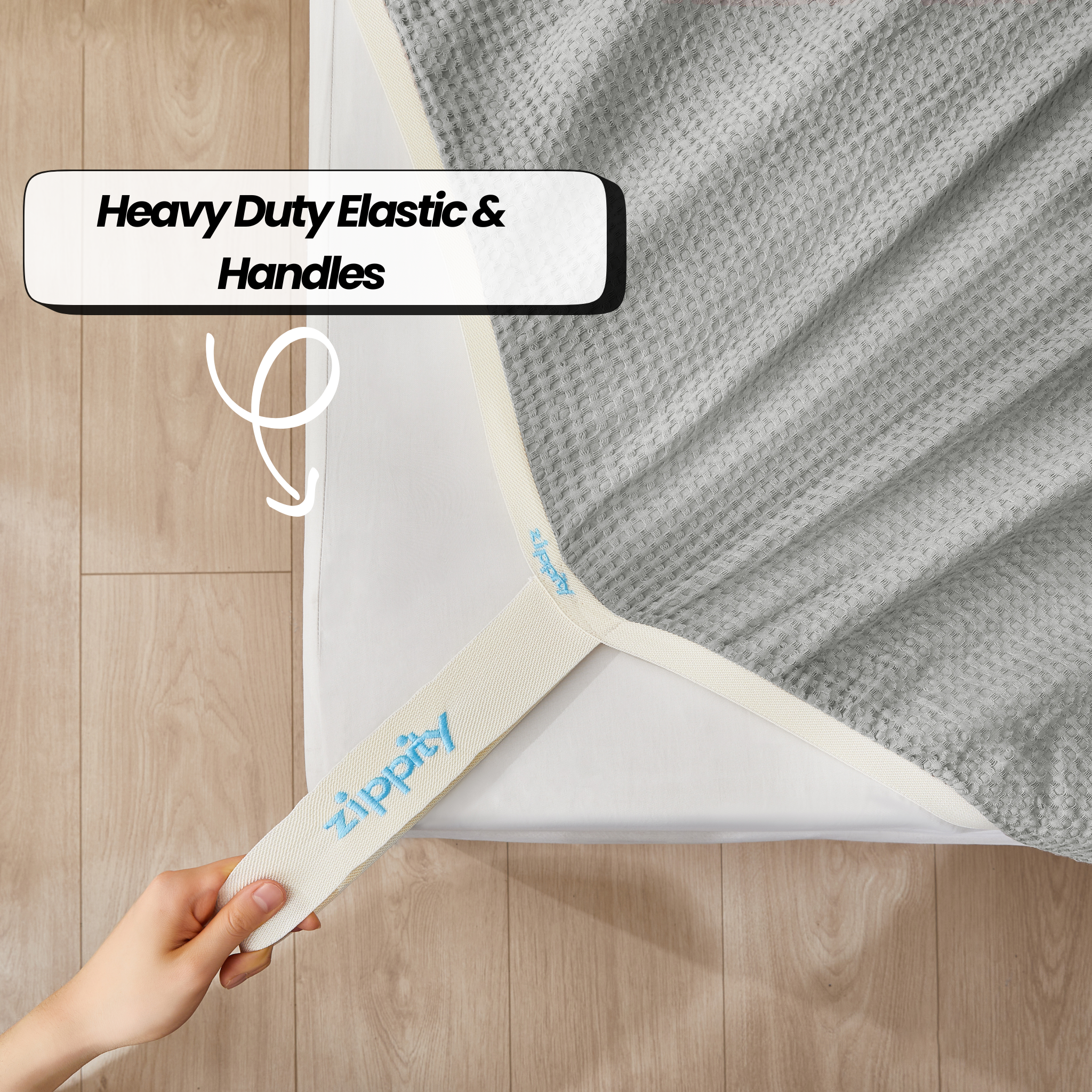 Charcoal Grey Waffle & Accident Pad