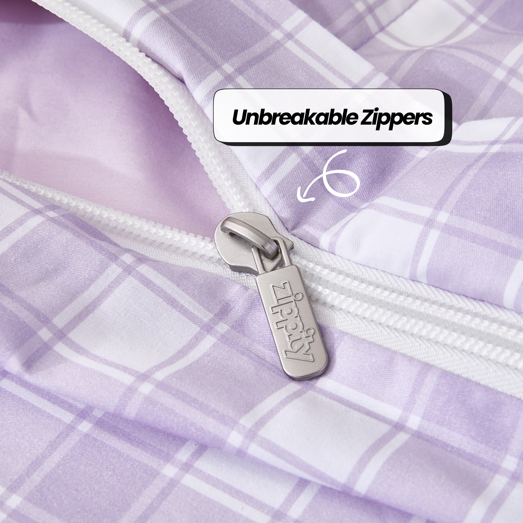 Lilac Gingham & Accident Pad