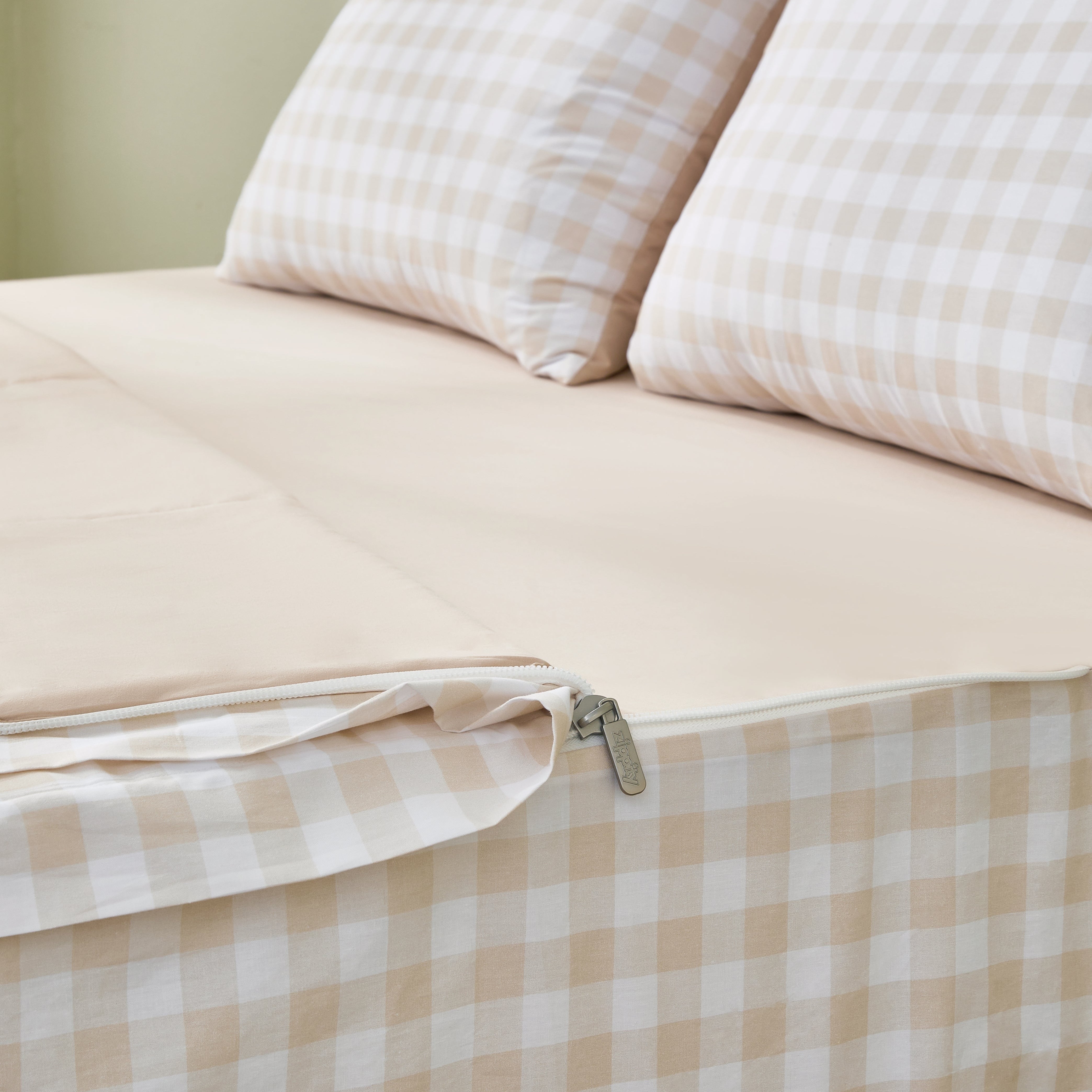 Beige Gingham