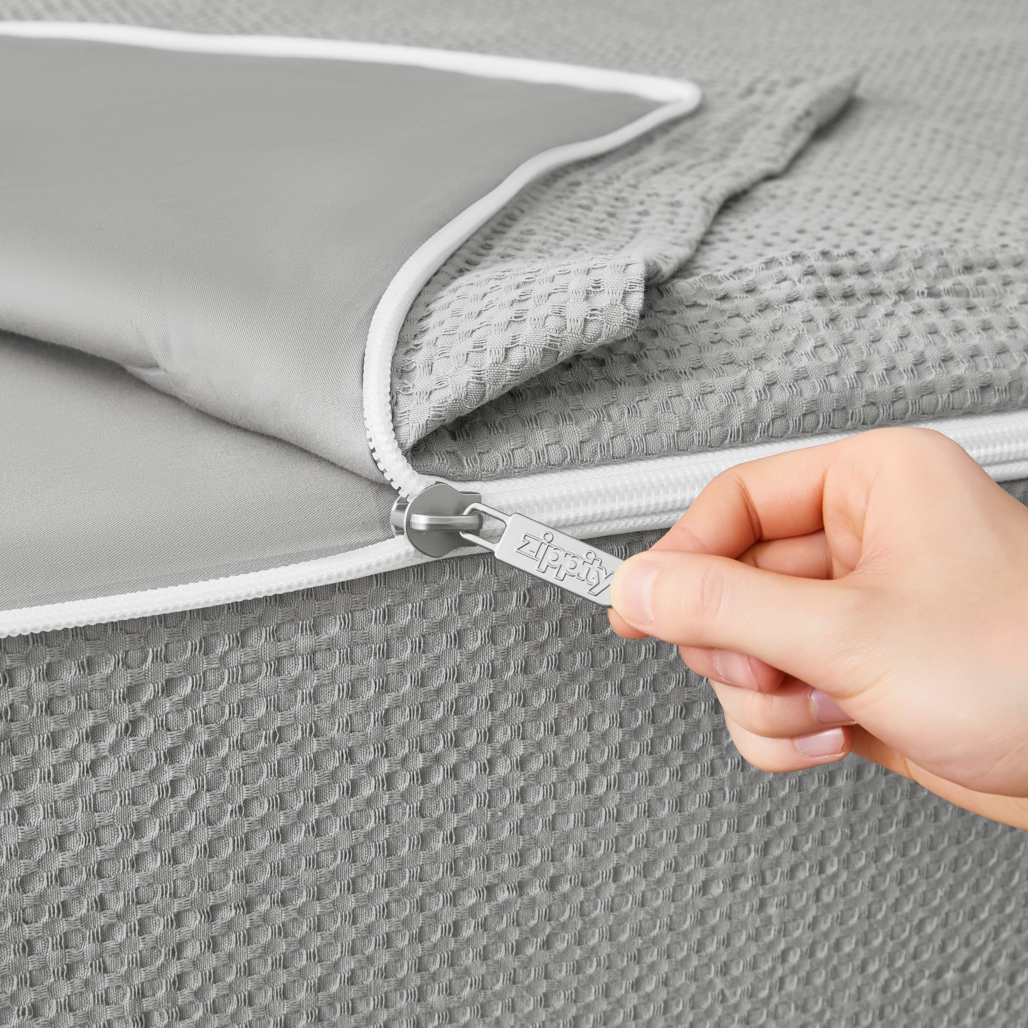 Charcoal Grey Waffle & Accident Pad